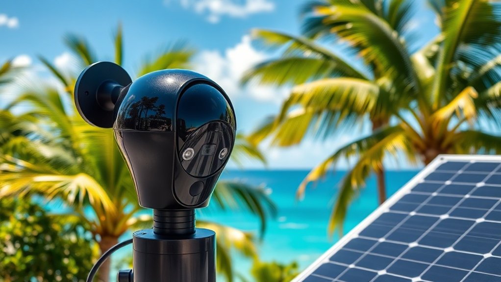 caractéristiques de caméra de surveillance autonome