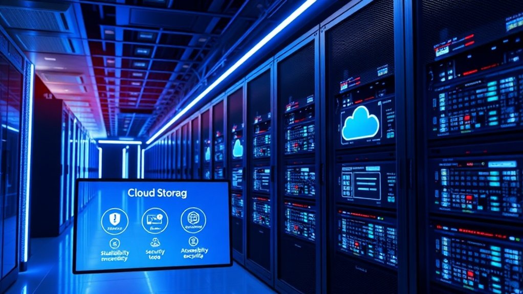fonctionnalités des solutions de stockage en nuage