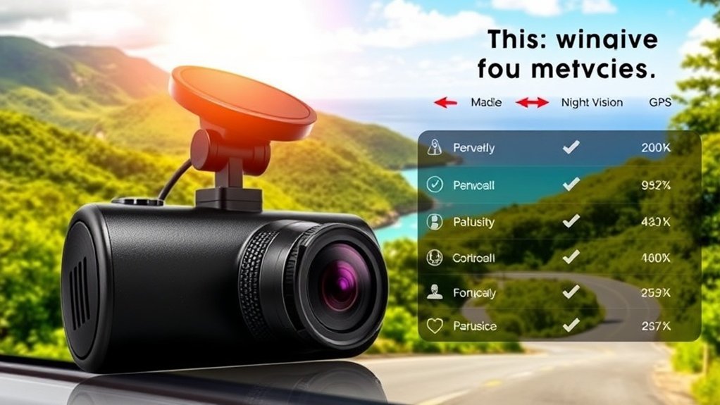 Les dashcams améliorent la sécurité routière