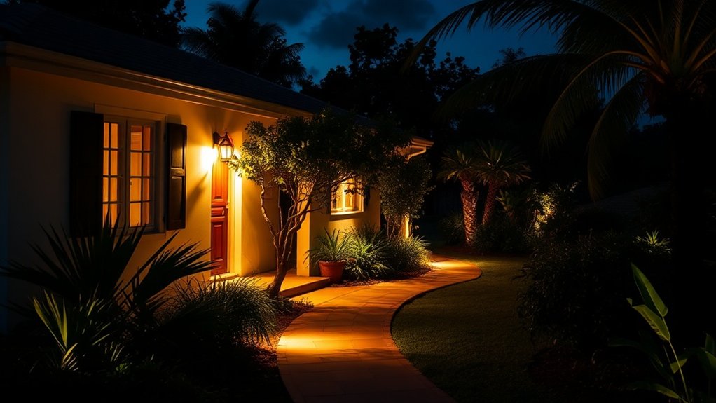 éclairage extérieur de sécurité efficace