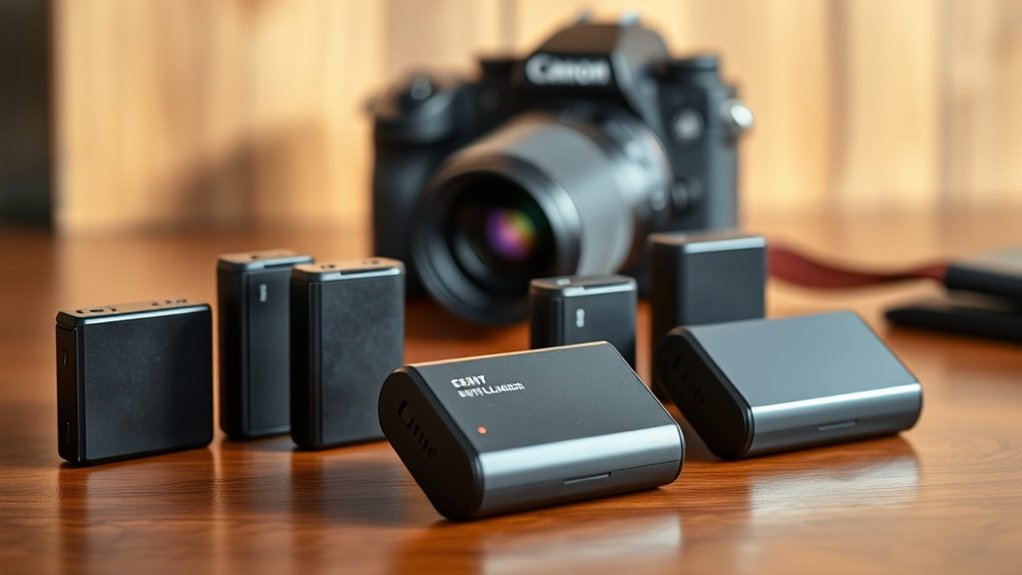 batteries exceptionnelles pour appareils photo sans miroir