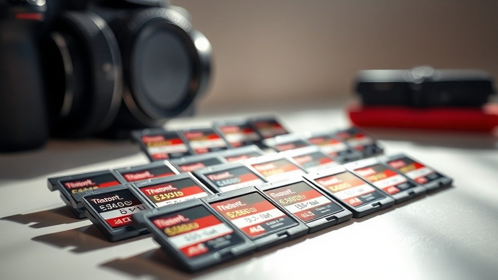 cartes mémoire haute vitesse