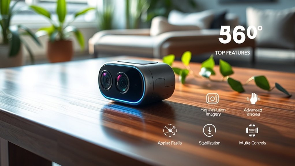 stabilisation d'image et performance en faible lumière