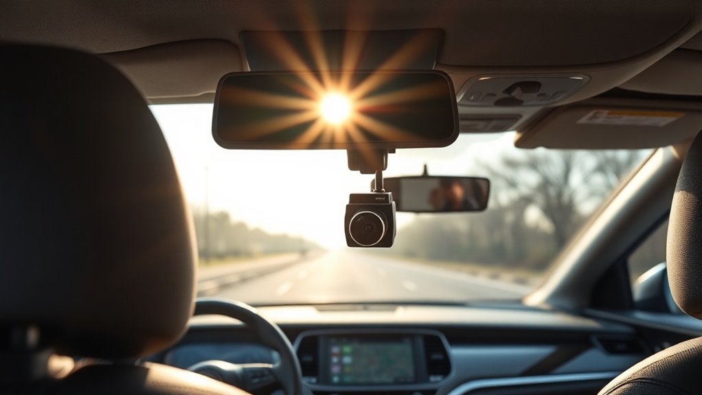 installer et positionner la dashcam
