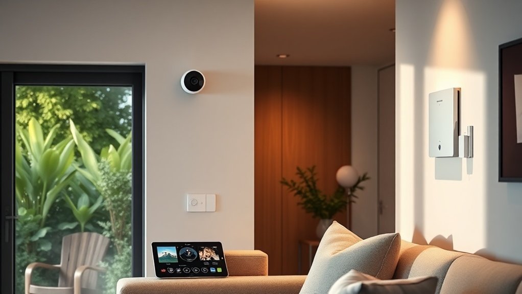 systèmes de sécurité avec caméra intégrée