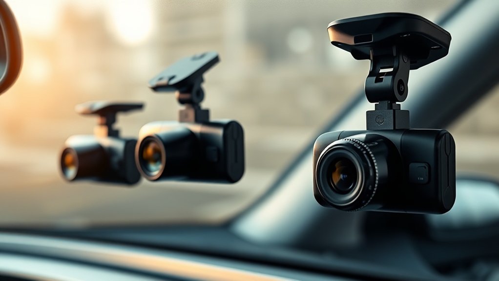 comparaison de la technologie de dashcam intérieure