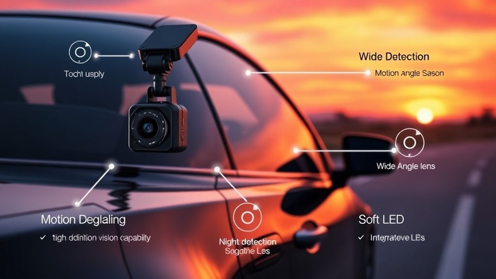 caractéristiques clés pour la surveillance automobile