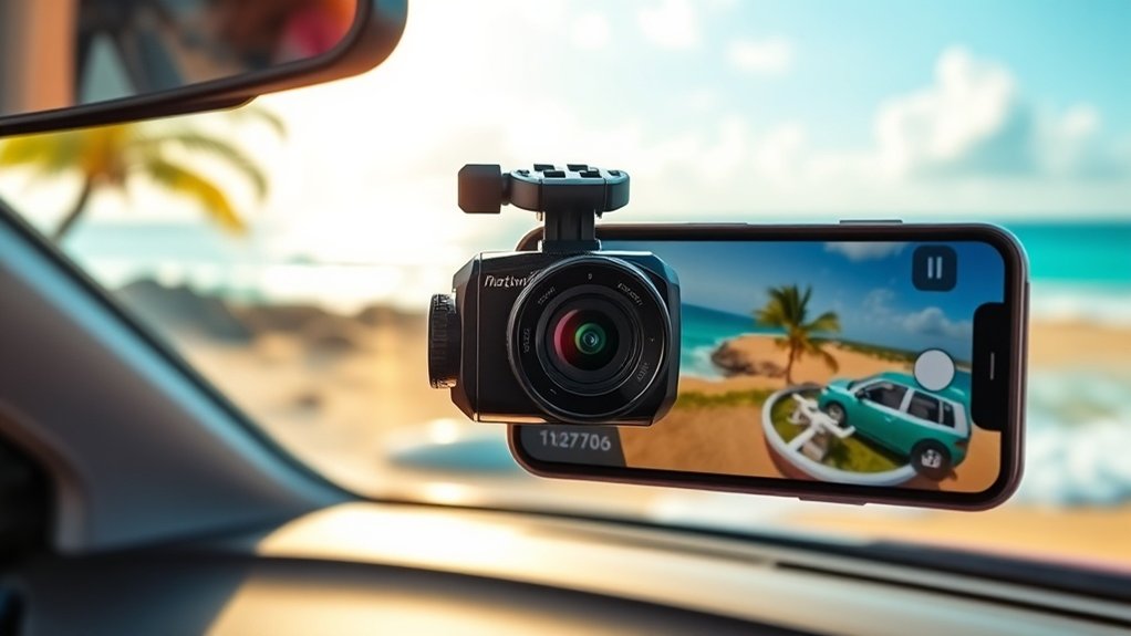 caractéristiques clés pour caméra de tableau de bord