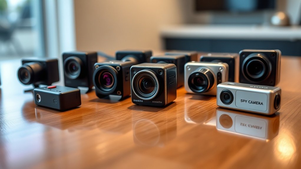 caractéristiques clés des caméras espions