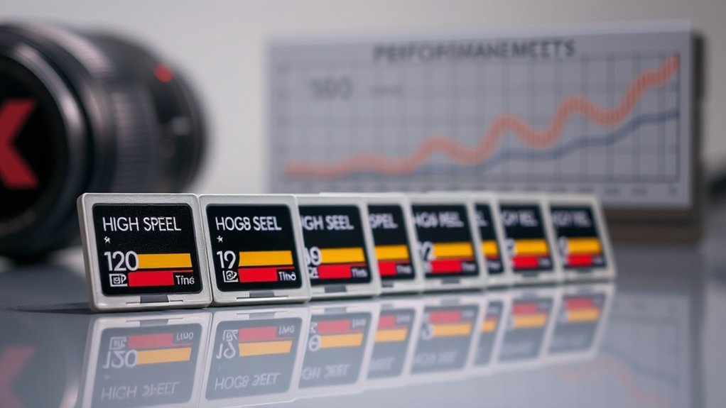 classes de vitesse des cartes mémoire