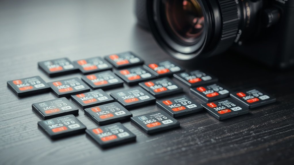 types et classes de micro SD