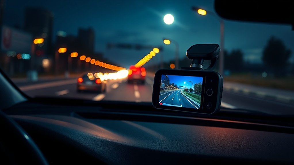 avancées des dashcams à vision nocturne