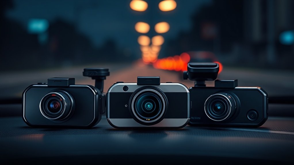 caméras de tableau de bord à vision nocturne 2025