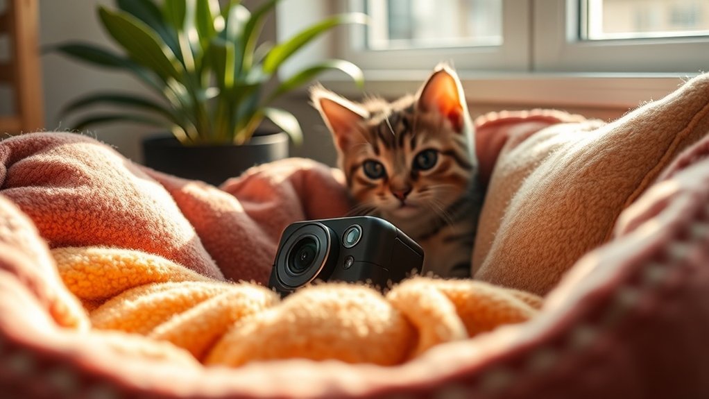 caméras miniatures de surveillance pour animaux de compagnie