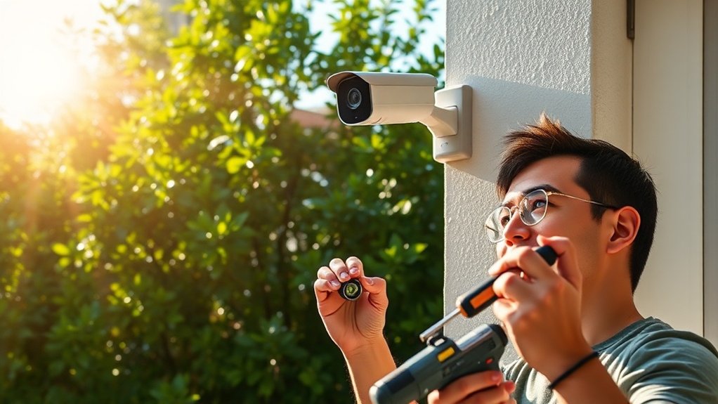 Conseils pour une installation correcte de la caméra