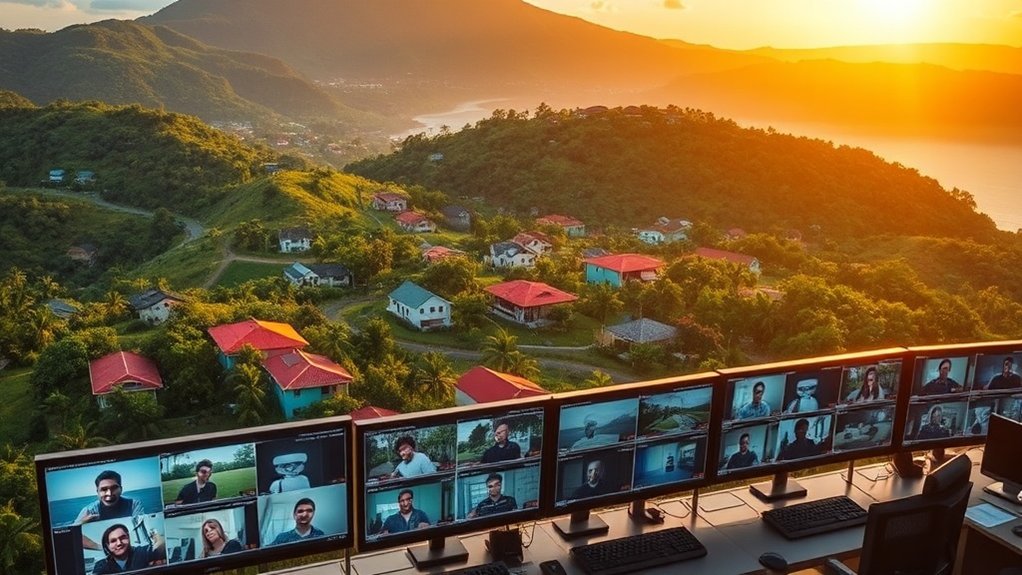 opérateurs de service de surveillance à distance