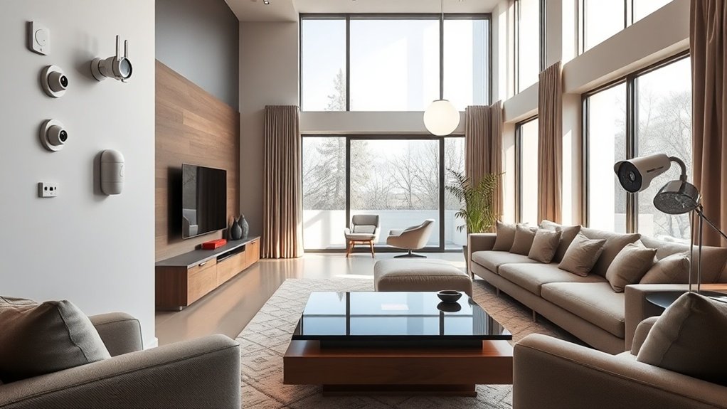 caractéristiques de sécurité de la maison intelligente