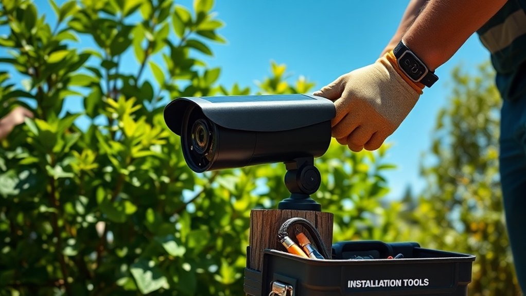 Conseils pour l'installation de caméras solaires