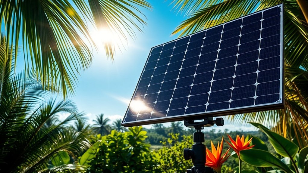 panneaux solaires avantages tropicaux