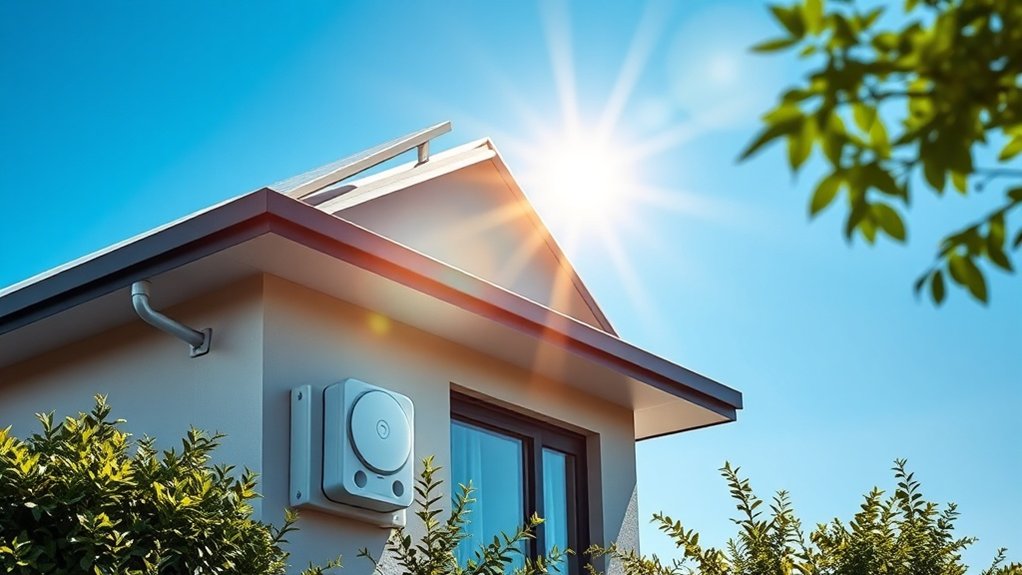 systèmes de sécurité domestique alimentés par énergie solaire