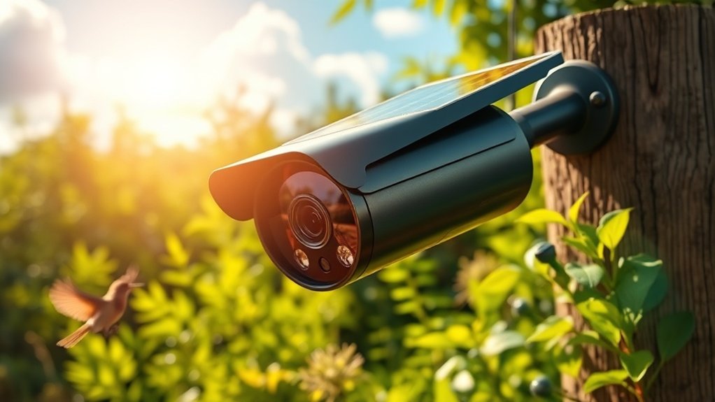 avantages de la caméra de sécurité alimentée par énergie solaire