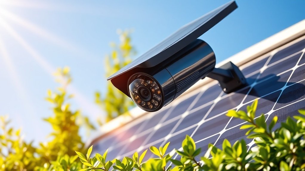 évolution des caméras de sécurité alimentées par énergie solaire