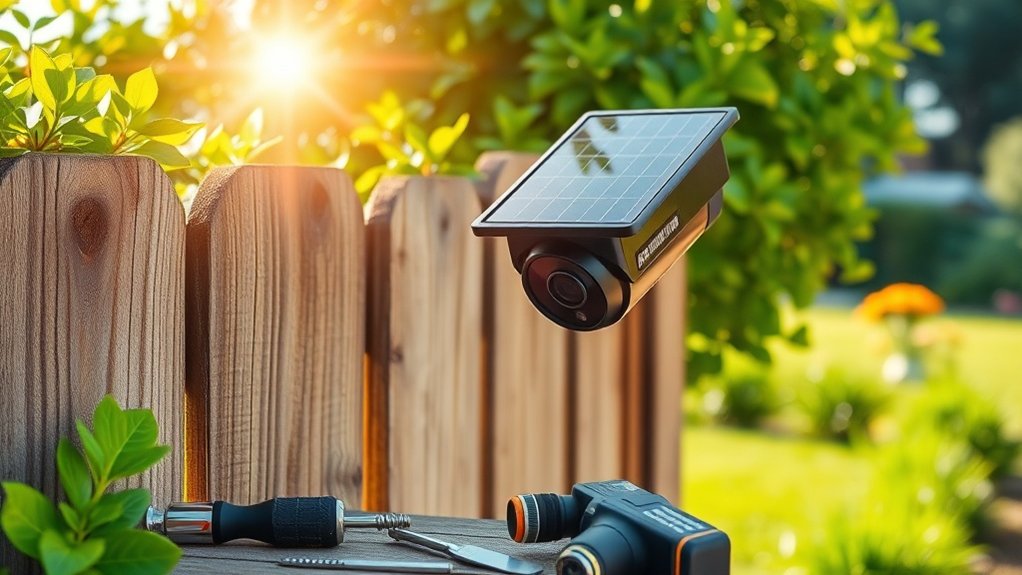 cameras de surveillance alimentées par énergie solaire avantages