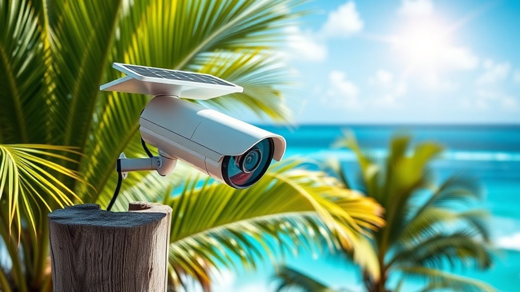 systèmes de surveillance alimentés par énergie solaire avantages