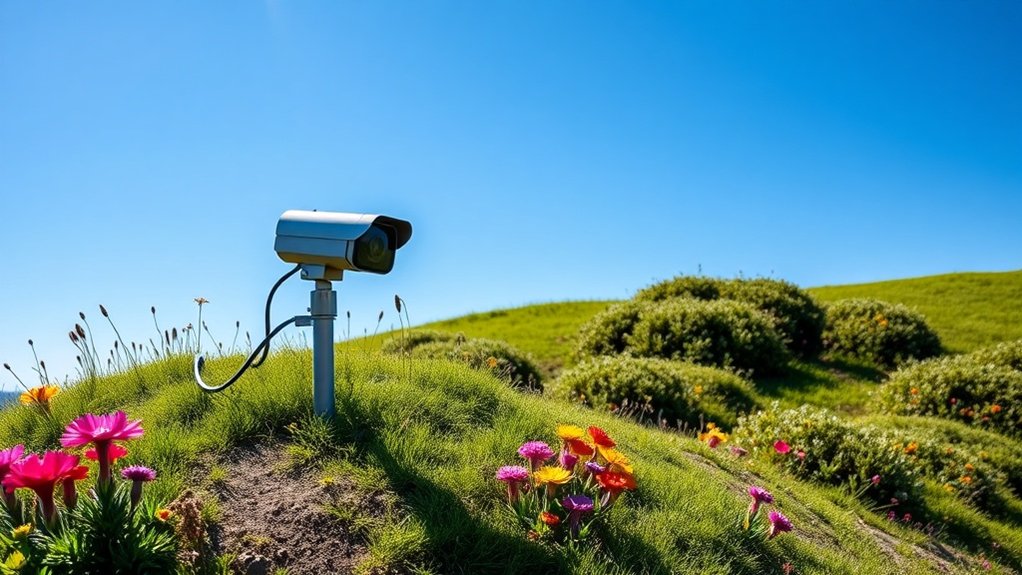 solutions de vidéosurveillance alimentées par énergie solaire