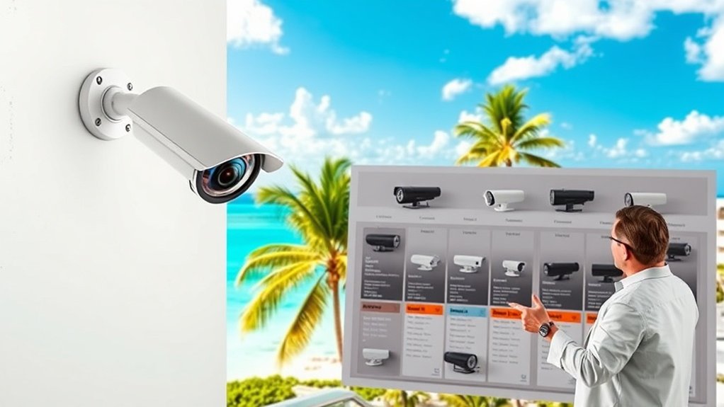 types de caméras de surveillance