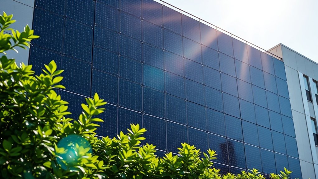 efficacité des panneaux solaires verticaux