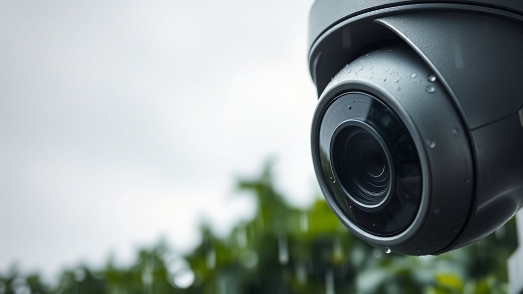 caméras de surveillance résistantes aux intempéries